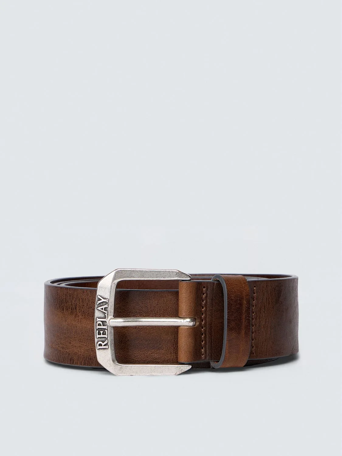 REPLAY VINTAGE-LEDERGÜRTEL AM2515.000.A3077 FADED GREY MUD 1