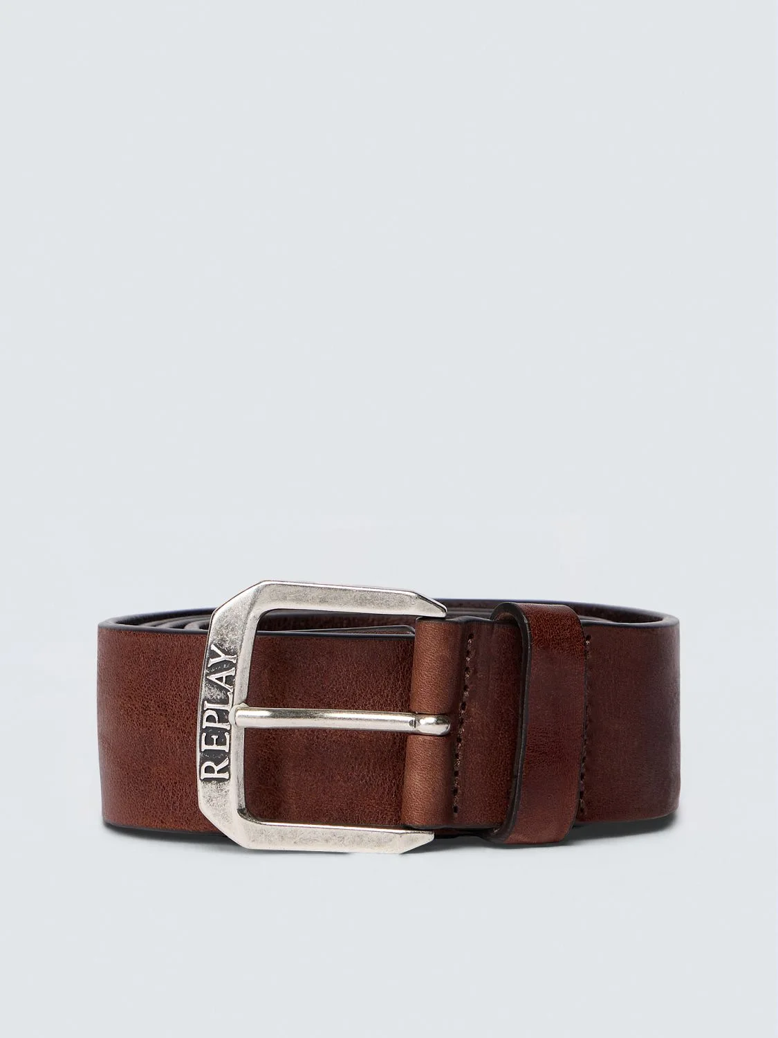 REPLAY VINTAGE-LEDERGÜRTEL AM2515.000.A3077 FADE TOBACCO 1