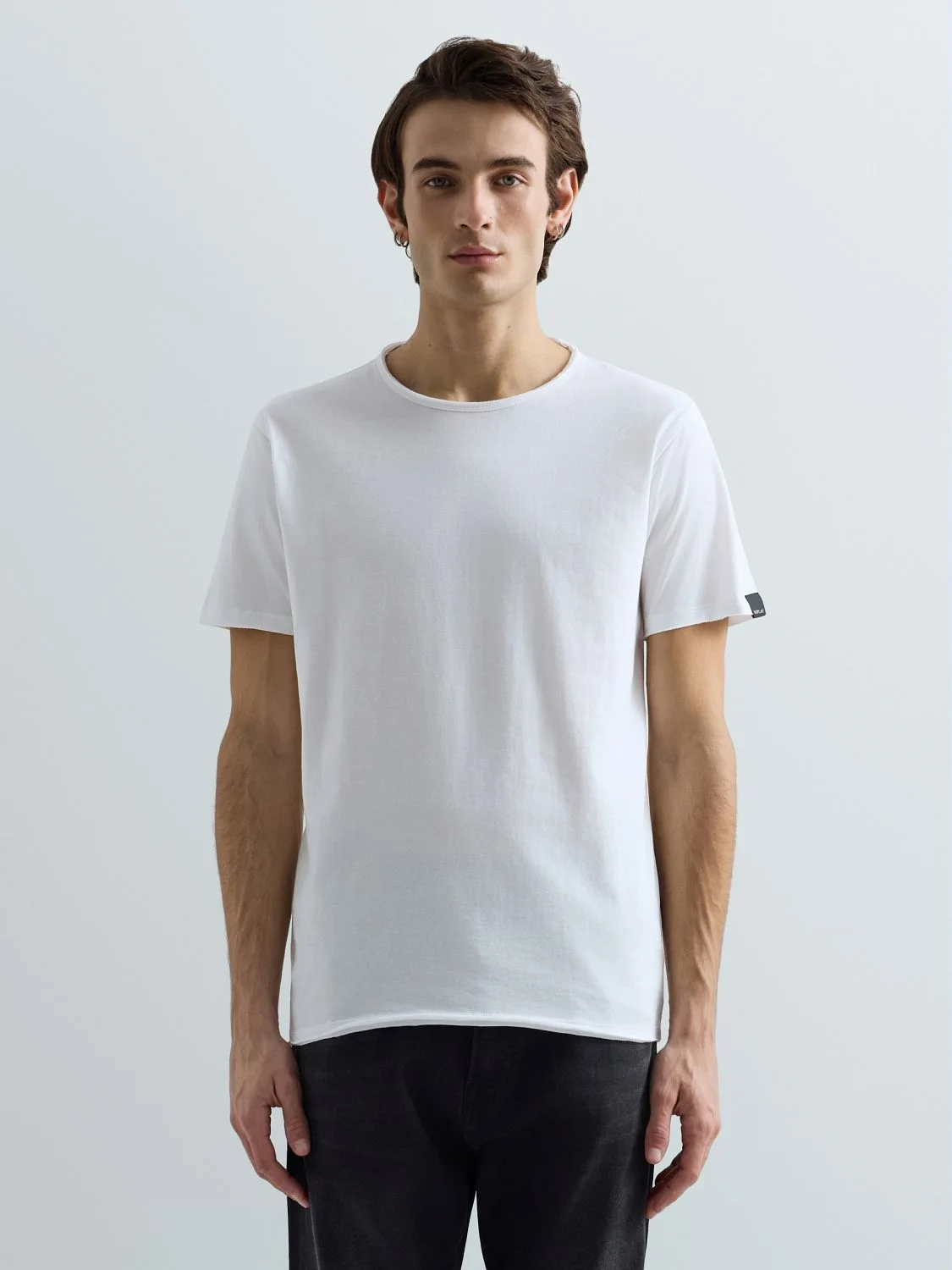 REPLAY RUNDHALS-T-SHIRT AUS BAUMWOLLE M3590A.000.2660 WHITE 2