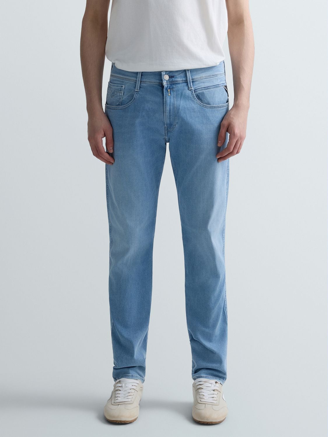 REPLAY SLIM-FIT-JEANS ANBASS M914Y .000.661 800 LIGHT BLUE 2