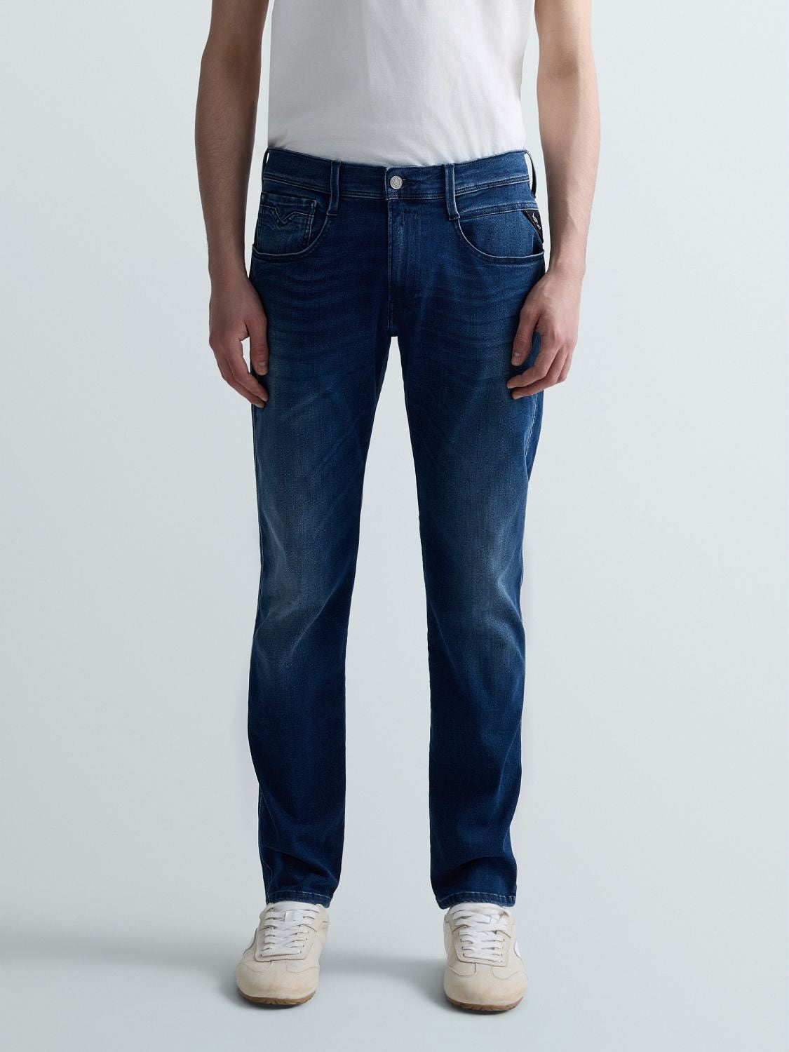 REPLAY SLIM-FIT-JEANS ANBASS M914  .000.661 E05 DARK BLUE 2
