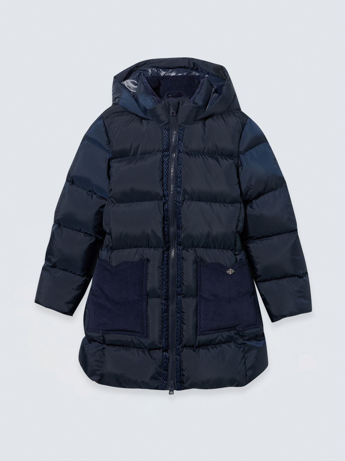 REPLAY HOODED DOWN JACKET WITH CONTRASTING POCKETS SG93A3.000.723H9 SALUTE 1