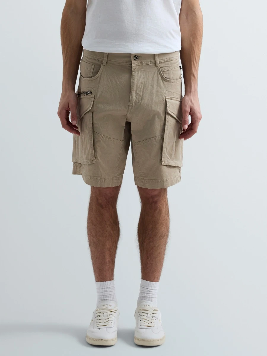 REPLAY Cargo-Bermudashorts Joe aus Twill M9907 .000.84387 DESERT 3