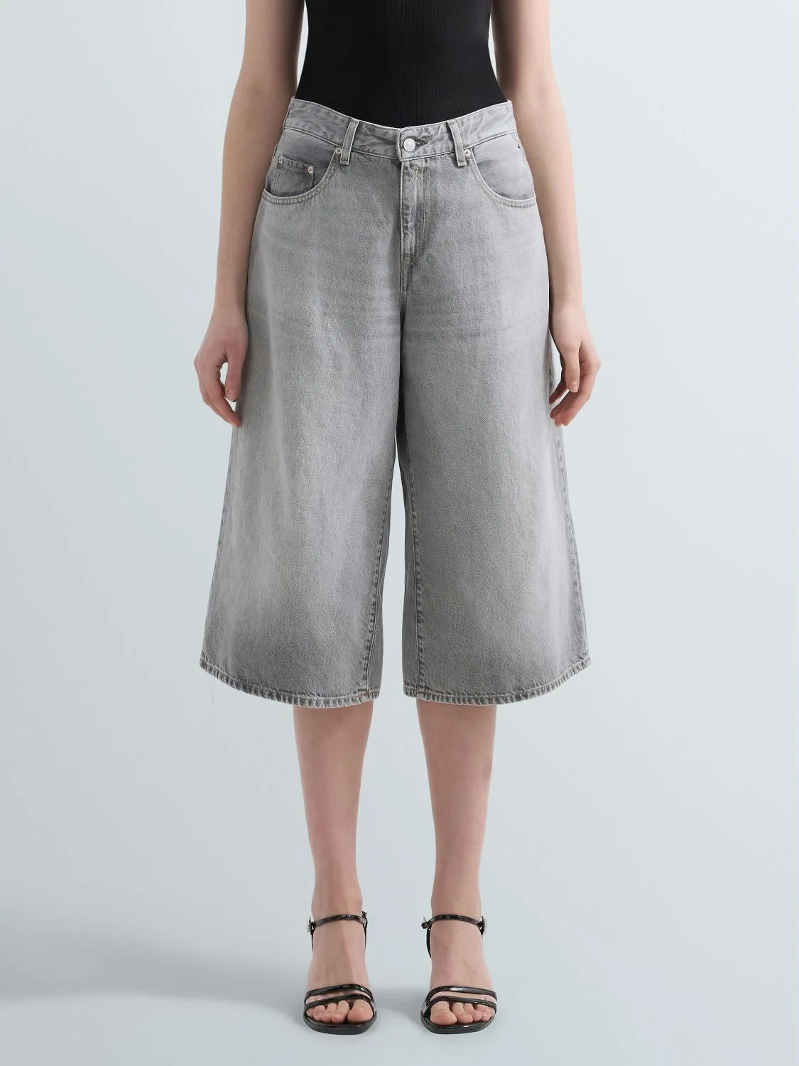 REPLAY VIVYETTE WIDE-LEG JEANS WA547 .000.804 123 LIGHT GREY 2