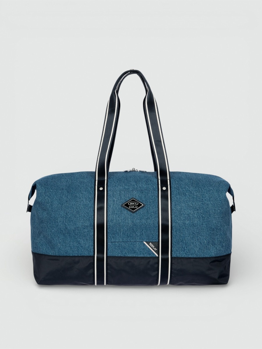 Sac de voyage Bric's Replay 2 en 1 grand format en denim