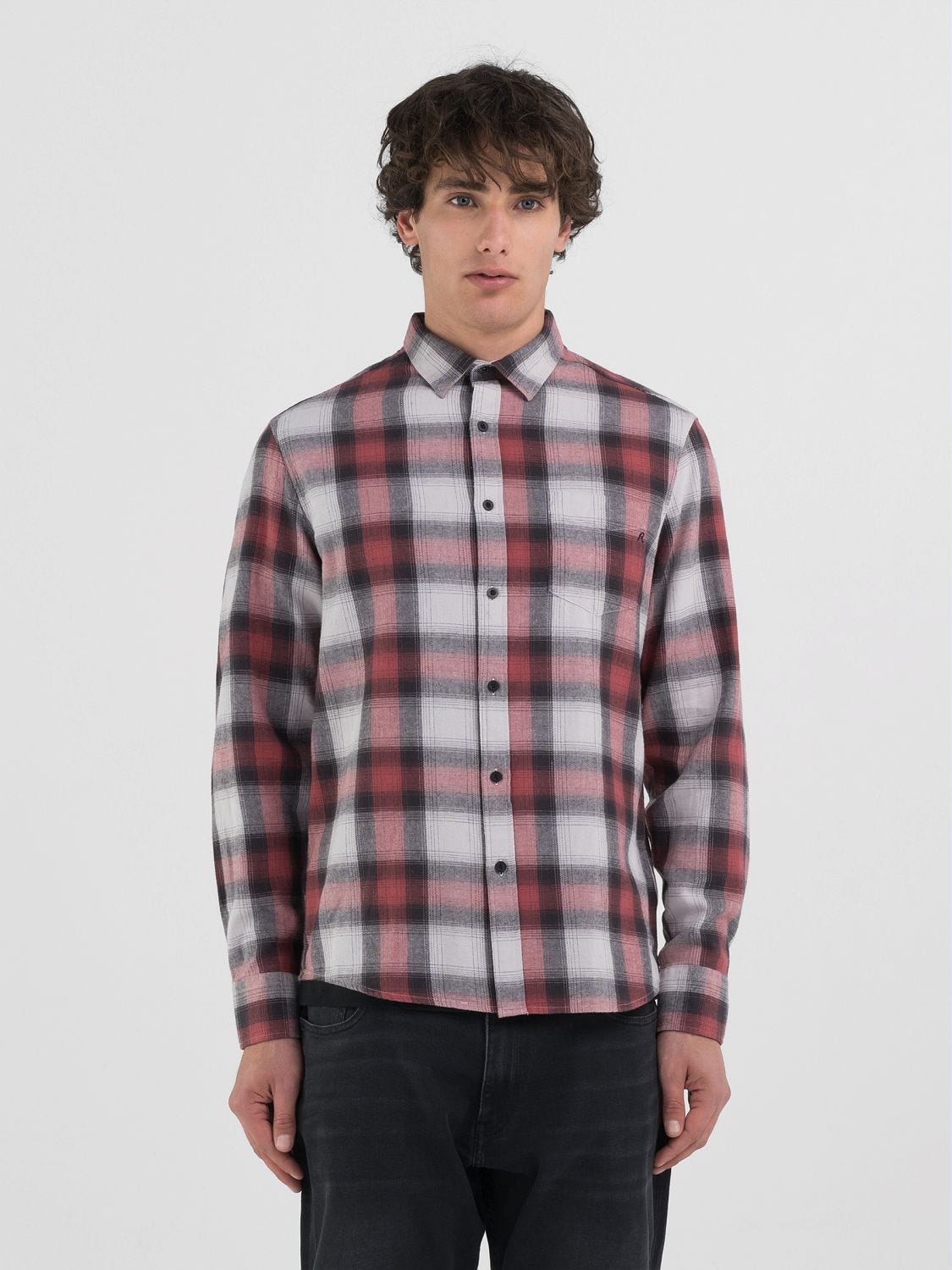ANCELLM/アンセルム/DAMAGED FLANNEL CHECK SHIRT | GARDEN