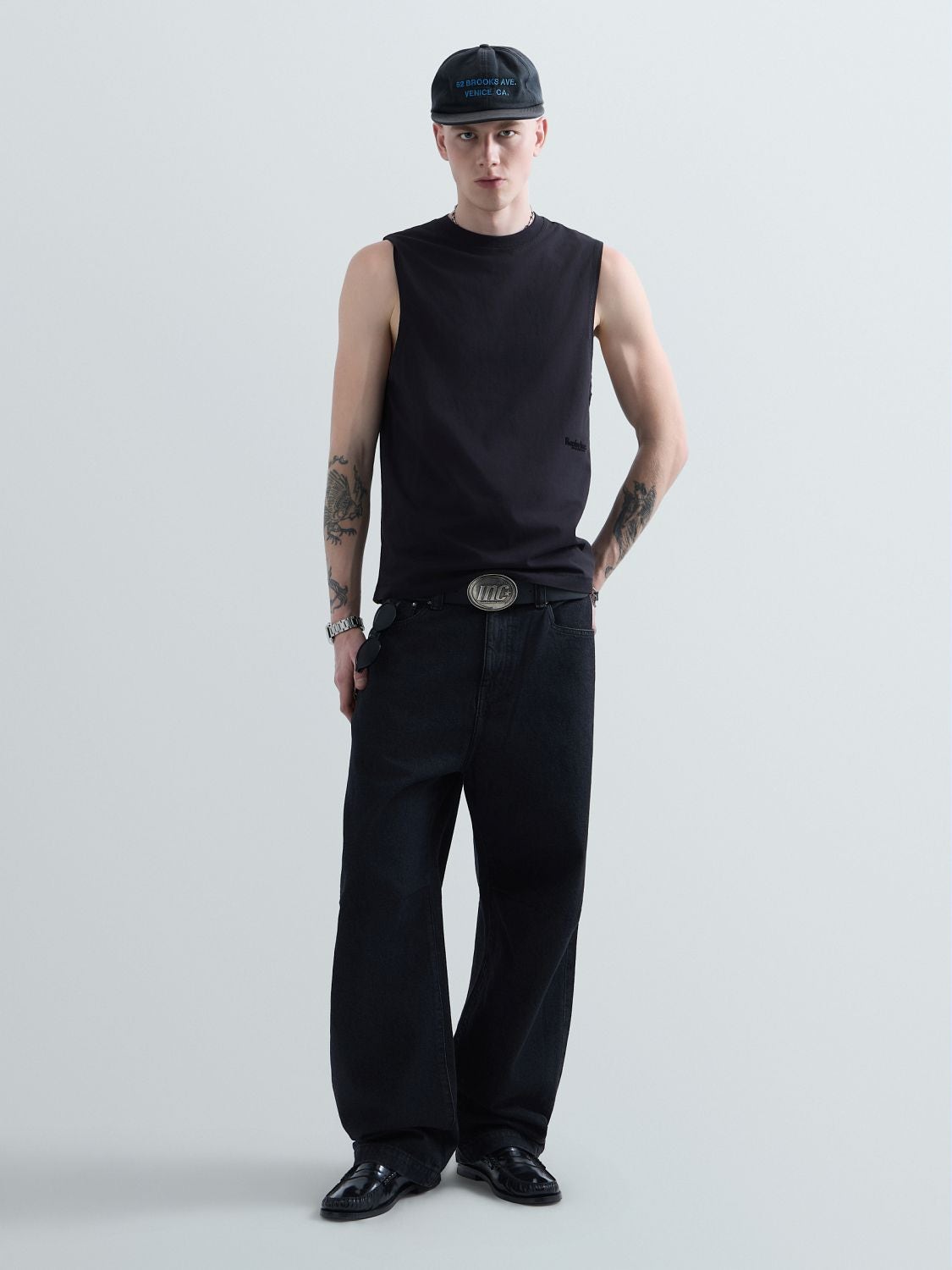 REPLAY JEAN PITMAN COUPE BAGGY AGENRE REPLAY INC. KU1001.000.D936001 BLACK DELAVÉ 1