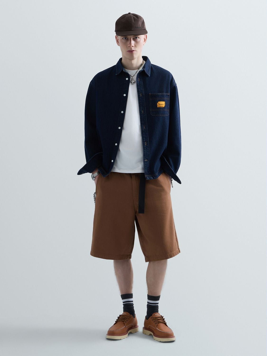 REPLAY KU1011.000.D855669-Shorts KU1011.000.D855669 SADDLE BROWN 1