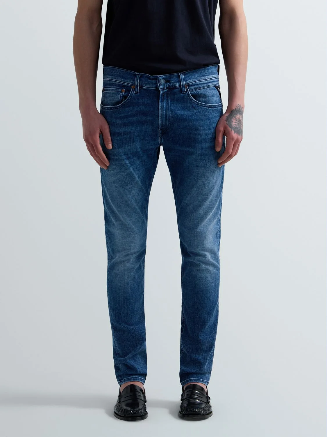 REPLAY ENNYS SKINNY-FIT JEANS M1051 .000.661 16A MEDIUM BLUE 2