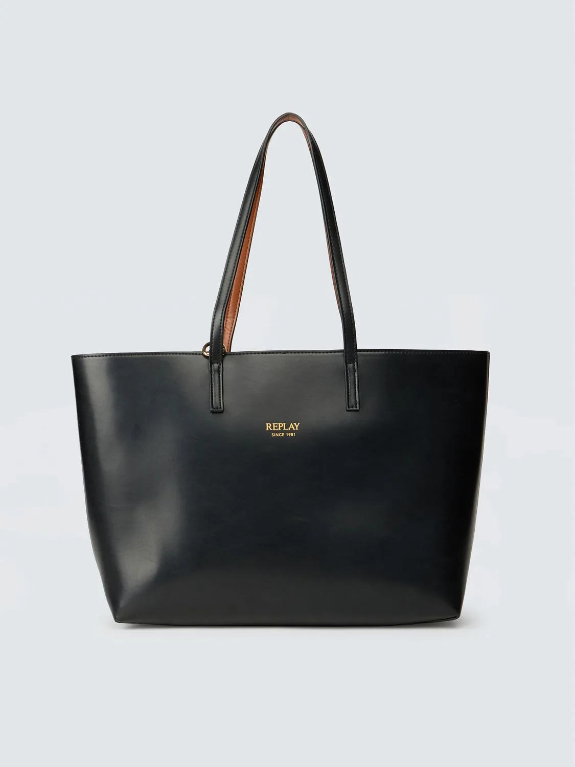 REPLAY WENDETASCHE MIT PASSENDER POCHETTE FW3553.007.A2003E BLACK+CAMBR. BROWN+SHINY BLACK 1