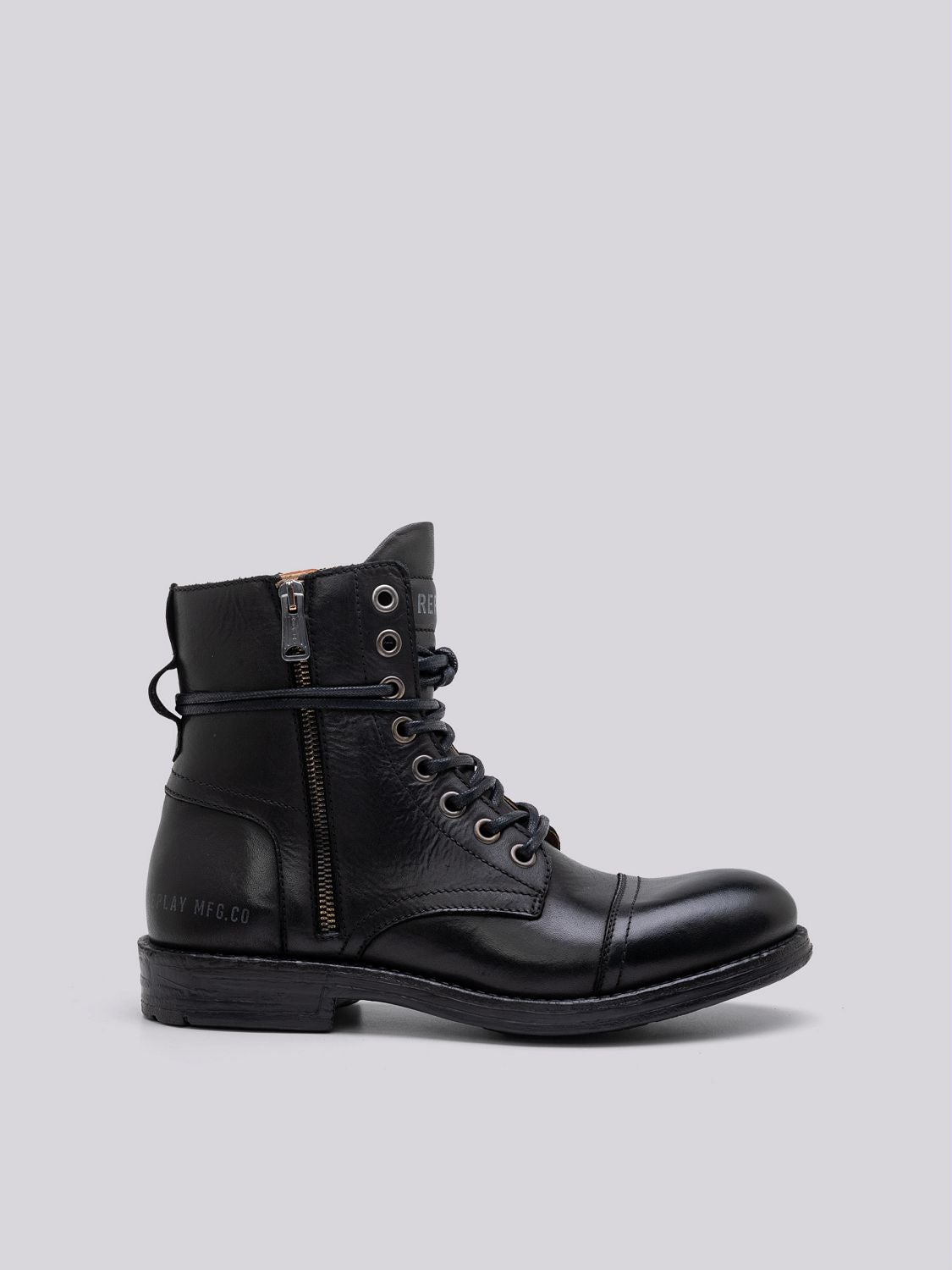 REPLAY Schn�rstiefeletten PHIM aus Leder GMC41 .000.C0017L BLACK 1