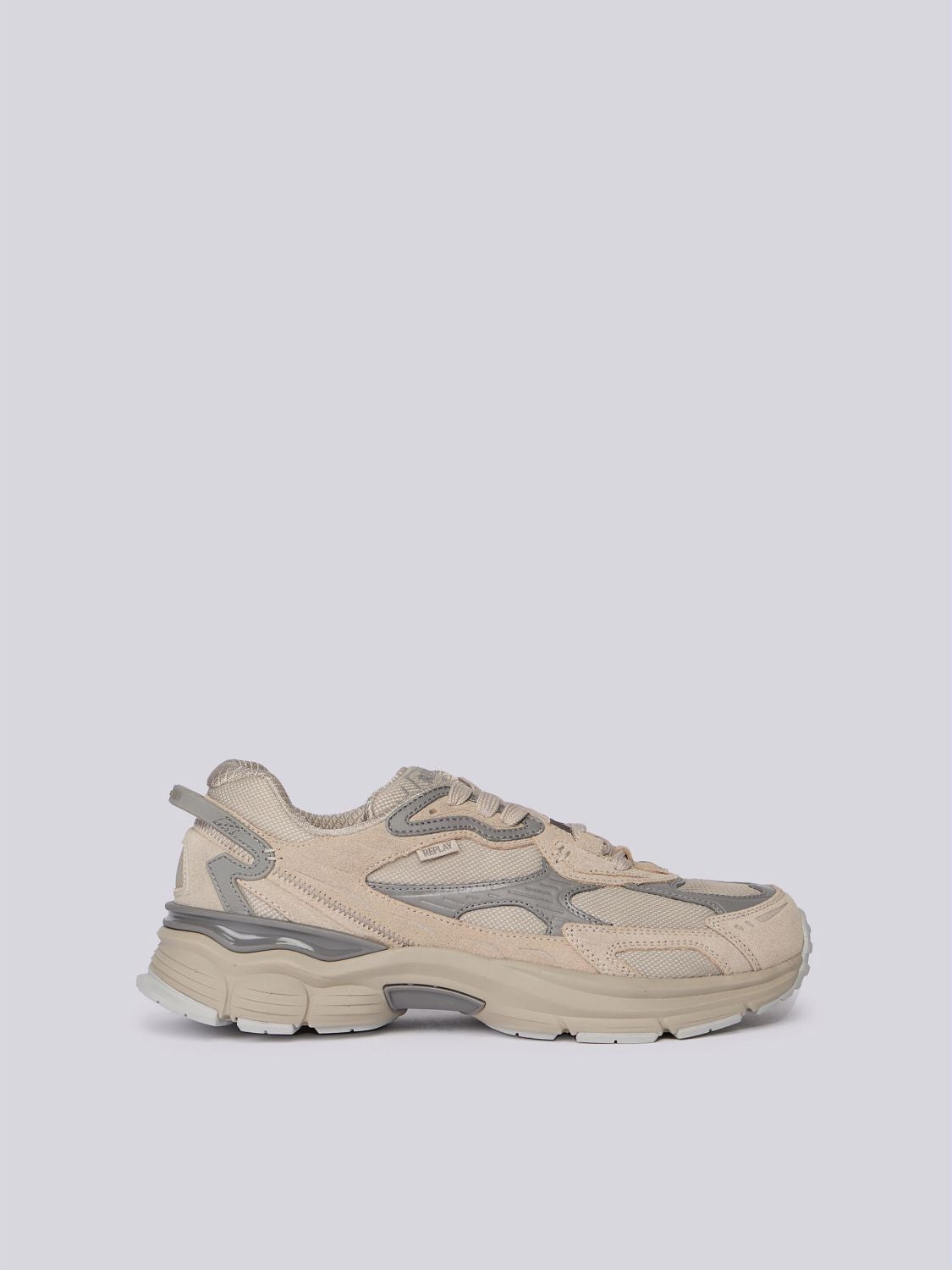 REPLAY RIFF RUNNER OP4 SNEAKERS GMSD5 .000.C0004T TAUPE 1