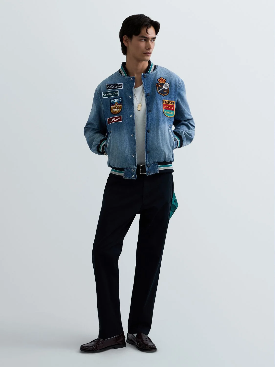 REPLAY M00R2 .000.800 838-Jacket M00R2 .000.800 838 MEDIUM BLUE 1