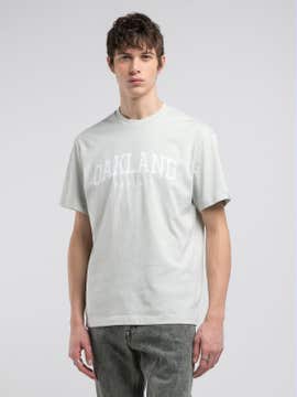 T-SHIRT RELAXED FIT MIT SCHRIFTZUGDRUCK