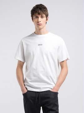 RUNDHALS-T-SHIRT AUS BAUMWOLLE