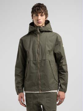 BESCHICHTETE JACKE AUS BAUMWOLLE