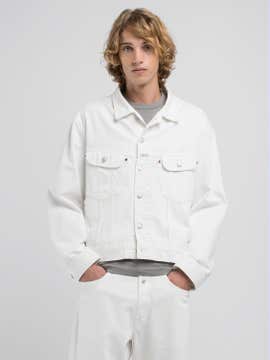 WEISSE JEANSJACKE 9ZERO1