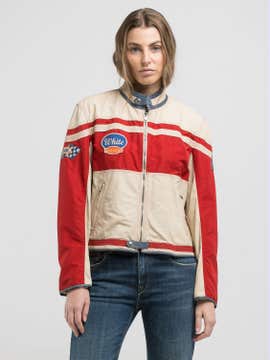 LEDERJACKE IM REGUALR FIT