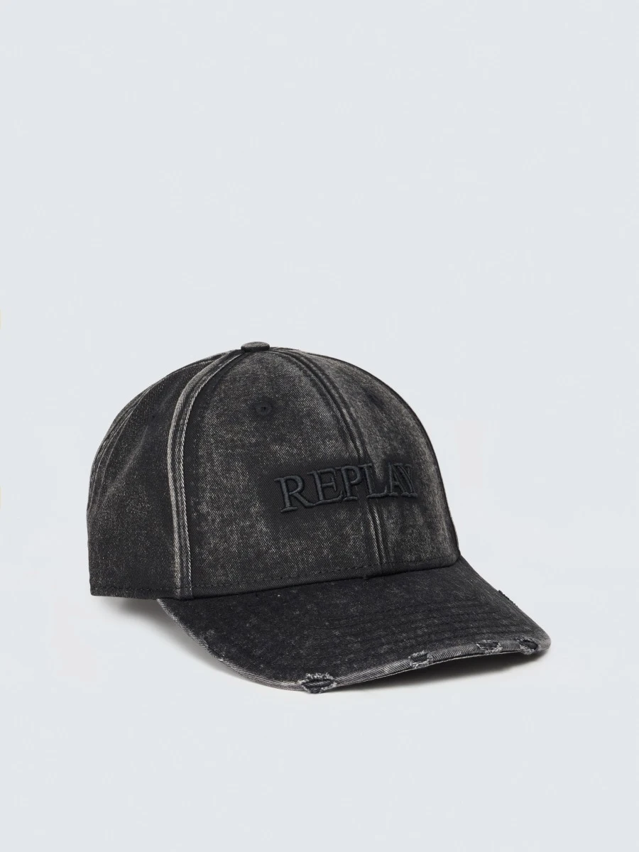 KAPPE DISTRESSED MIT LOGO