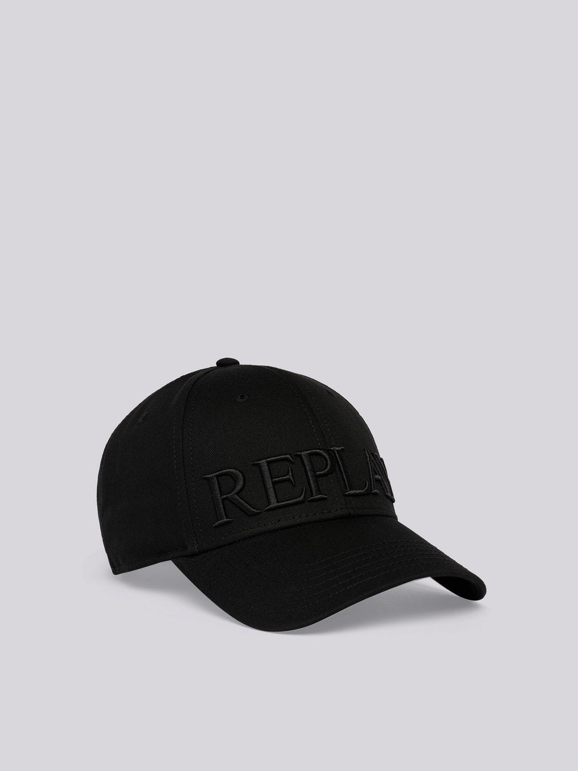 Cap with tonal logo Black | Replay Jeans