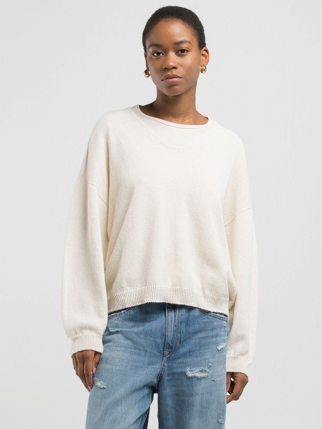 ジャケット・アウター AUTHENTIC series - neck string jumper Vintage Authentic Jeanswear Quality & Good Nice Pattern