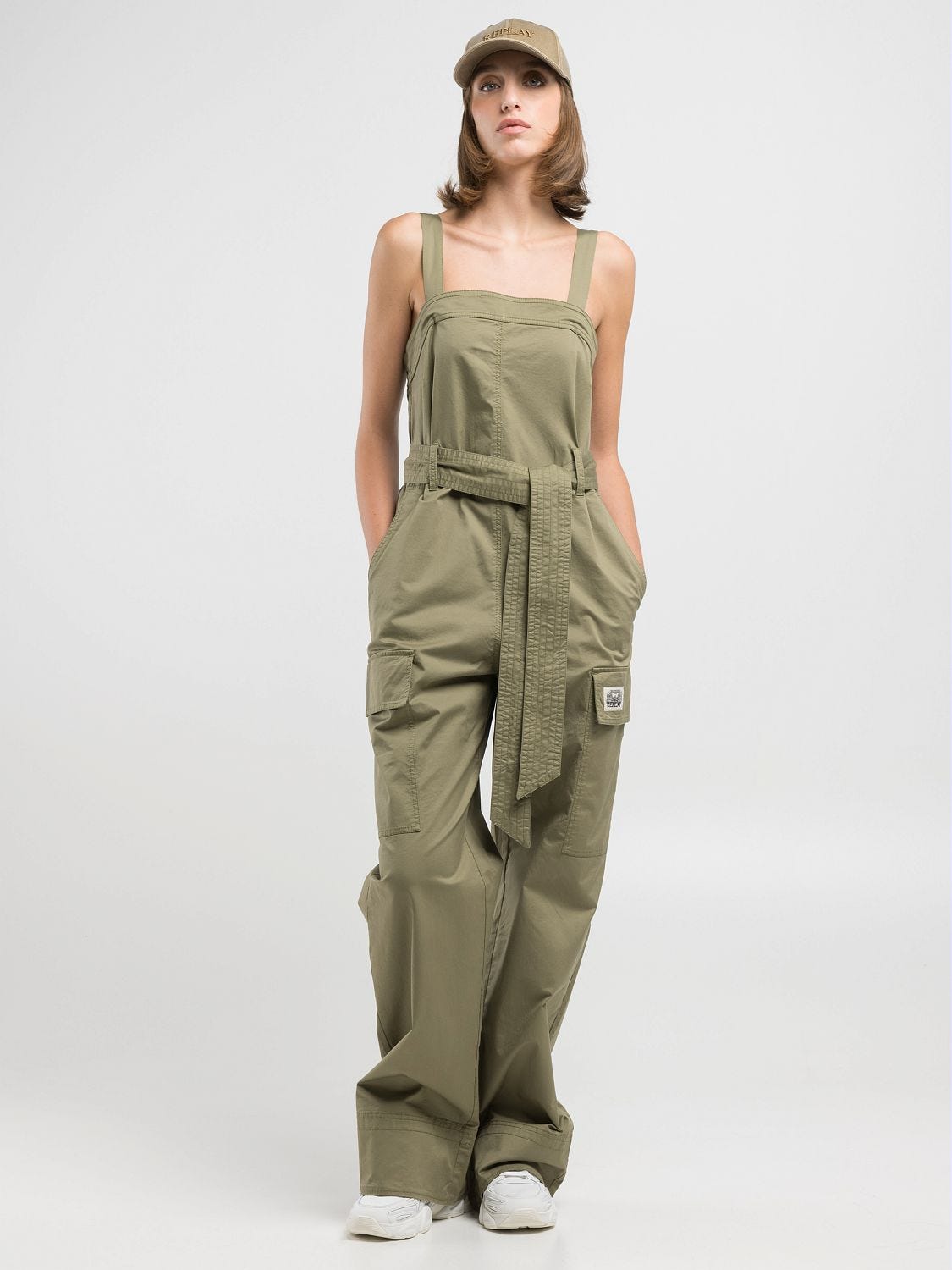 百貨店福袋 cotton stretch Comfort-fit jumpsuit Replay | military Light パンツ