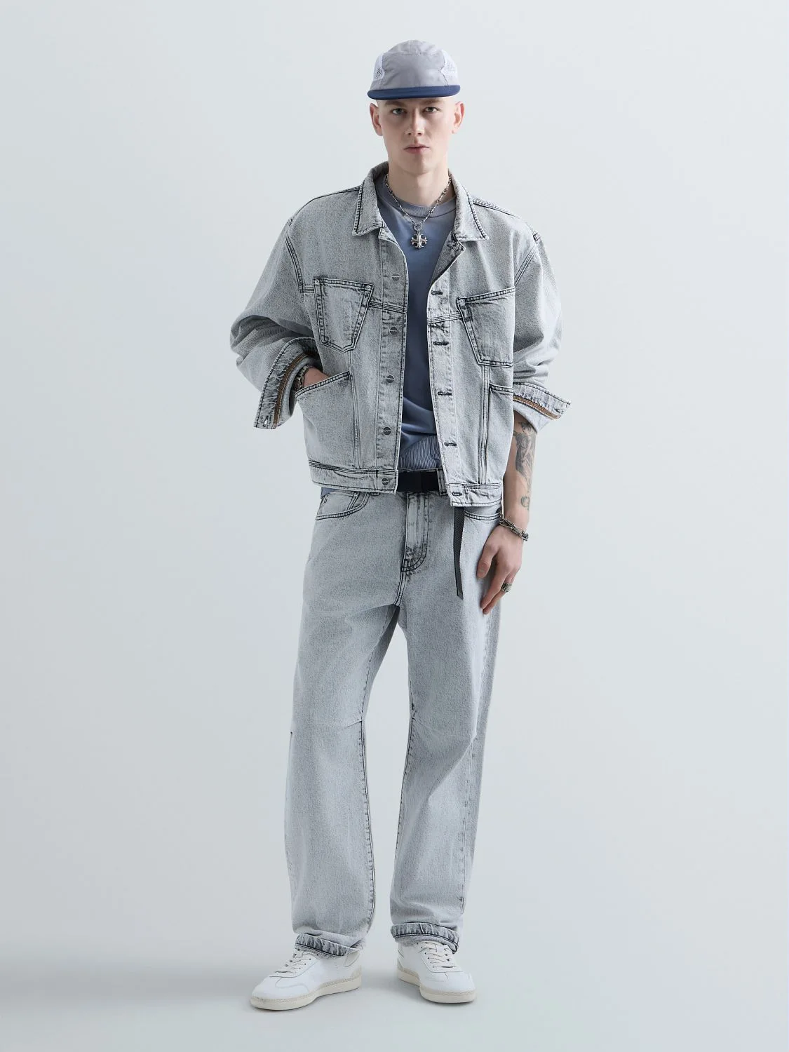 REPLAY KU1000.000.D936010-Pants KU1000.000.D936010 SUPER LIGHT GREY 1