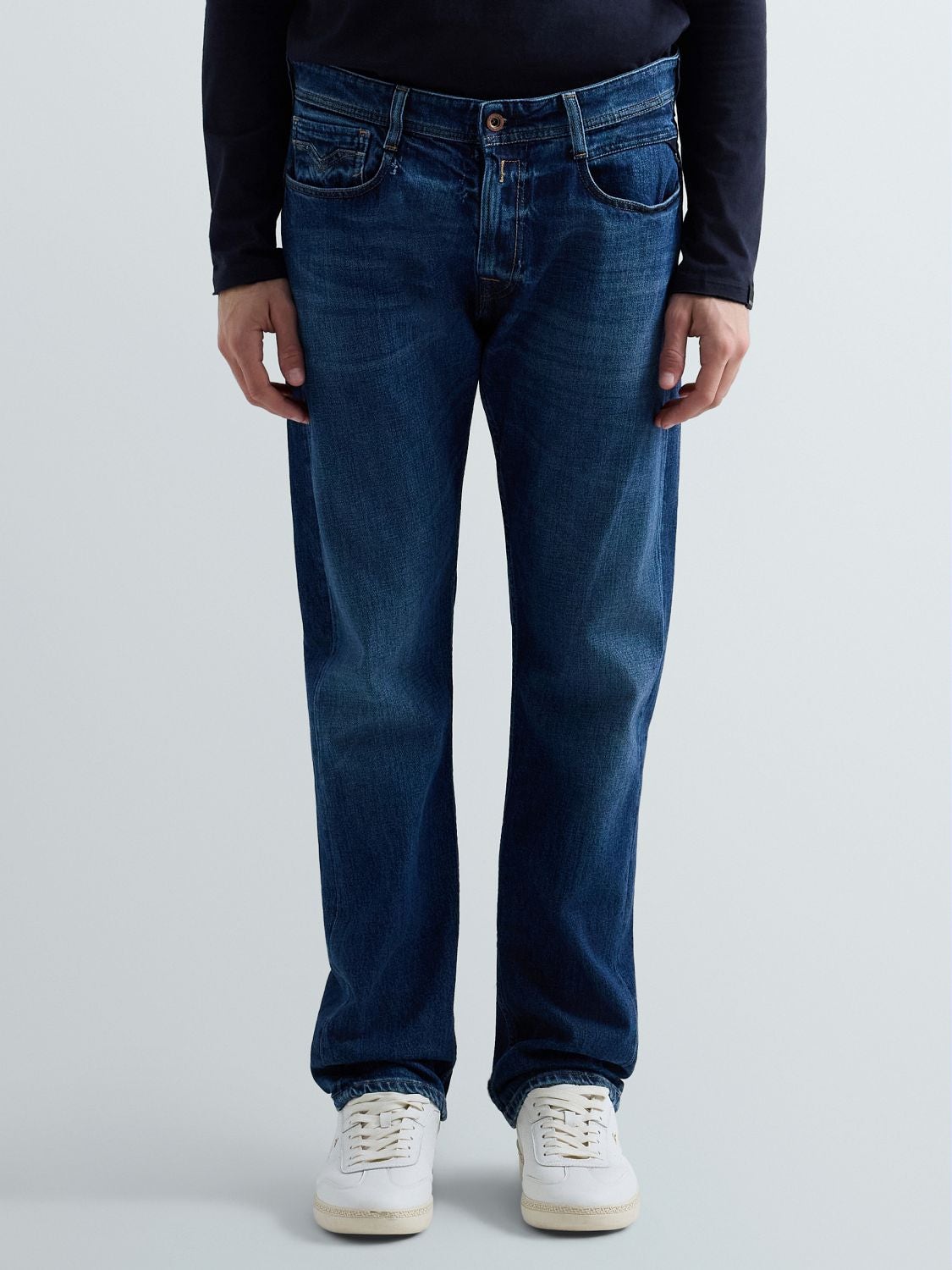 REPLAY ROCCO COMFORT-FIT JEANS M1005B.000.795 140 DARK BLUE 2