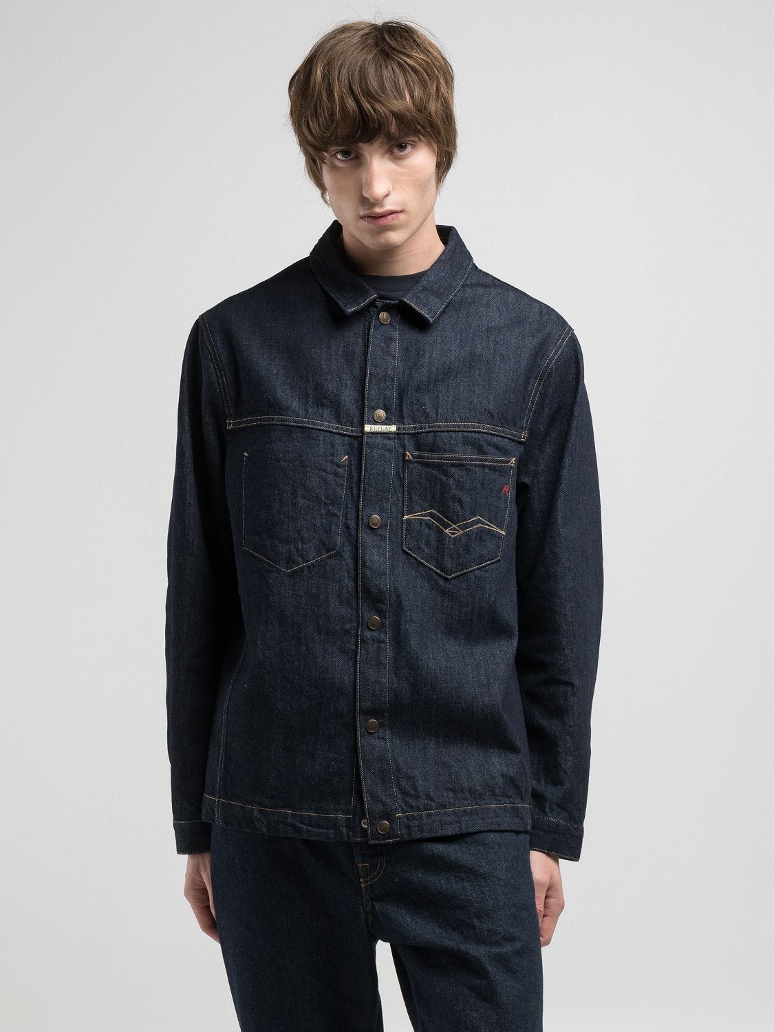 【期間限定】 Dark jacket denim dark 9zero1 blue Jeans Replay | ジャケット・アウター