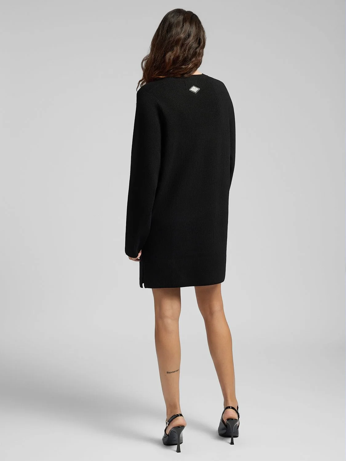 REPLAY SHORT KNIT DRESS DK3912.000.G23370A BLACK 2