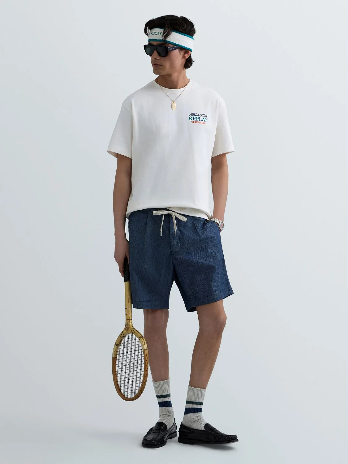 REPLAY M005E .001.723R5W-TShirt M005E .001.723R5W GARDENIA 1