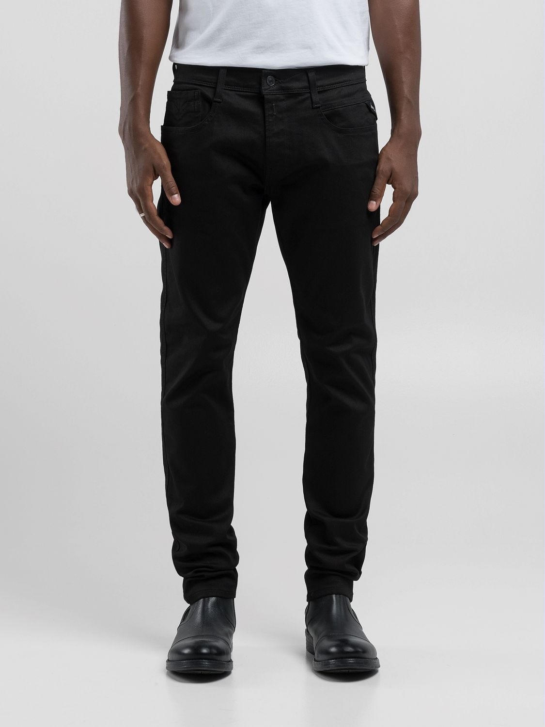 Slim-fit-jeans anbass Black | Replay Jeans