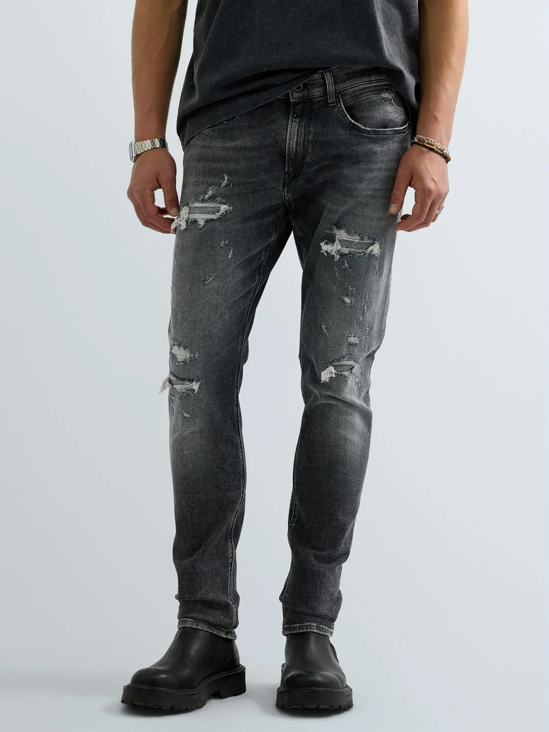 REPLAY ENNYS SKINNY-FIT JEANS M1051 .00Q.199 256 DARK GREY 2
