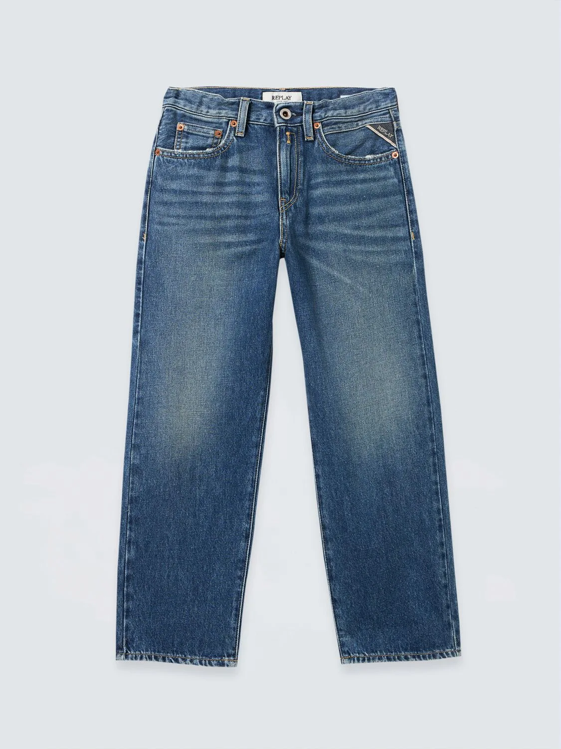 REPLAY WIATT RELAXED-FIT JEANS SB91J0.000.762 S12 MEDIUM BLUE 1
