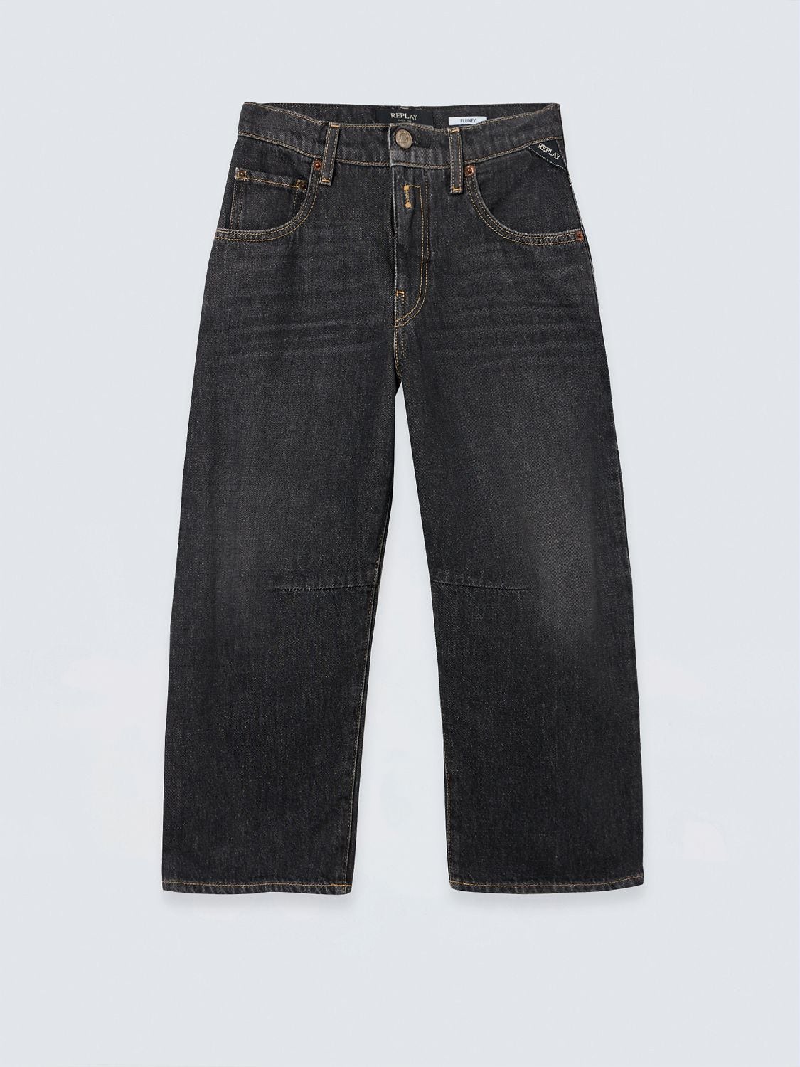 REPLAY ELUNEY BARREL-FIT JEANS SG93AO.000.990 S25 DARK GREY 1