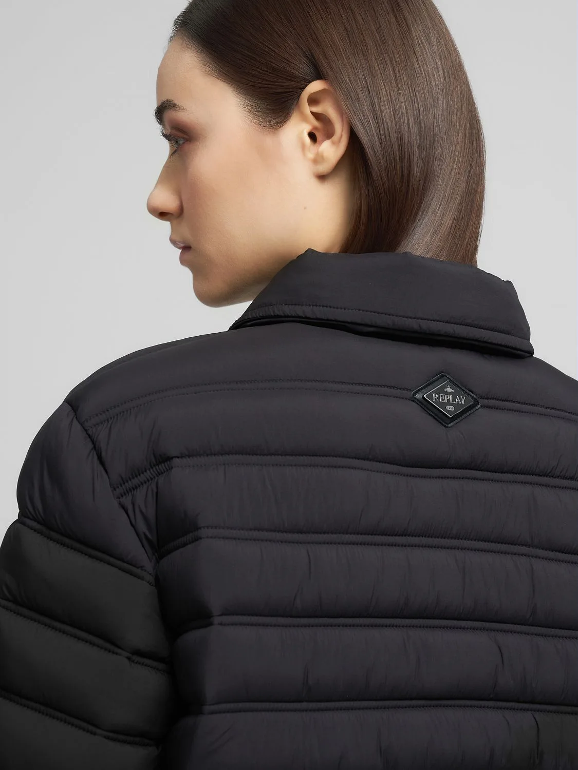 Replay Winterjacke Replay Jacke Schwarz Black Replay Winterjacke