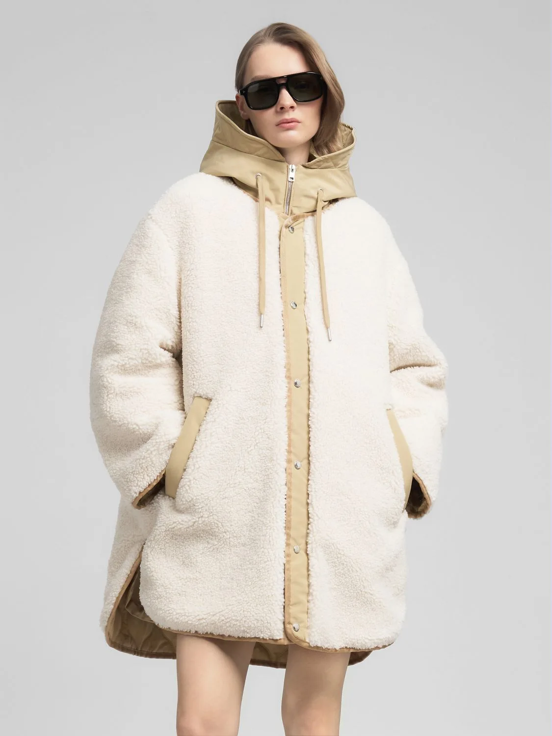 REPLAY WENDEJACKE IM COMFORT FIT W7929 .000.85302 STONE IVORY 2