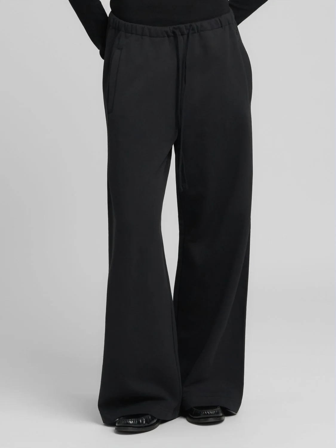 SPORTLICHE WIDE-LEG-HOSE