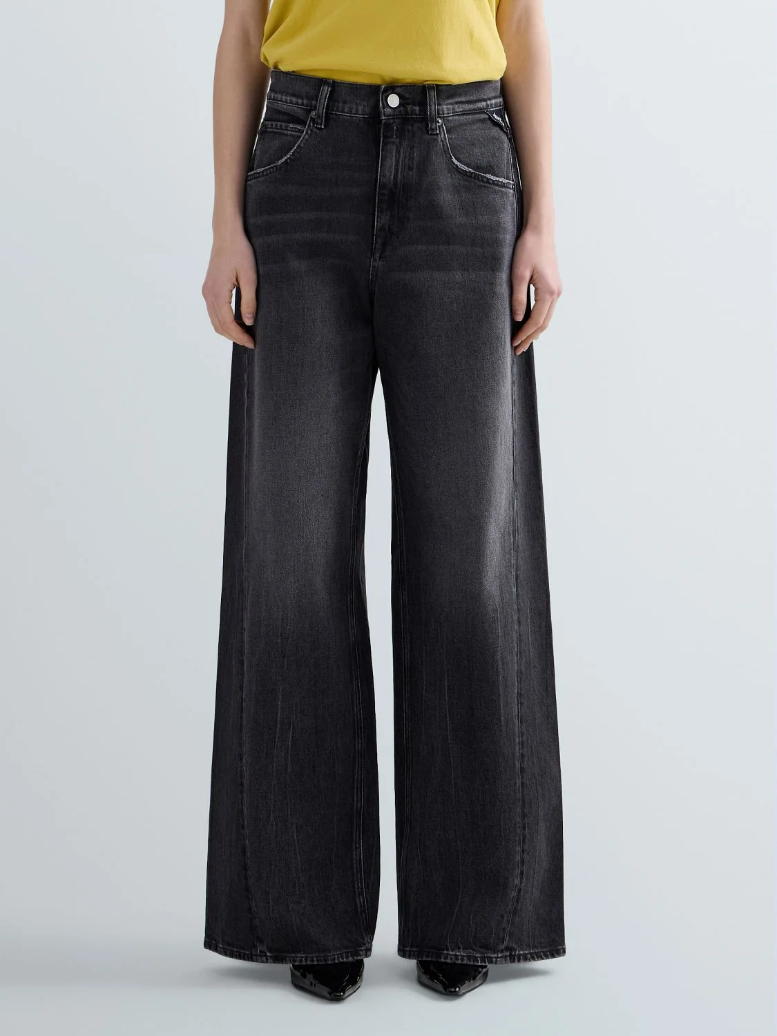REPLAY NARJA BAGGY-FIT JEANS WB520 .000.739 167 DARK GREY 2