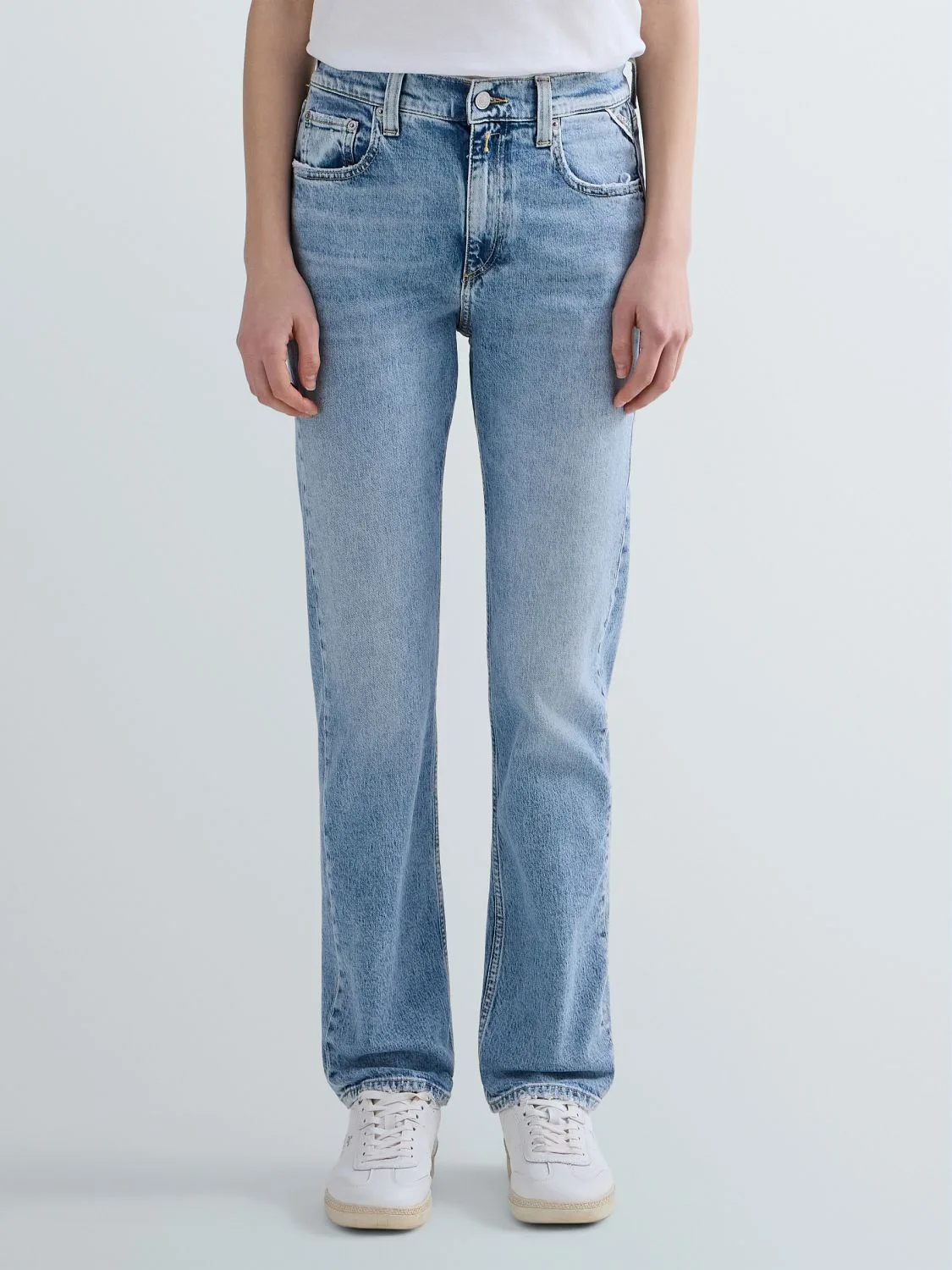 REPLAY MAIJKE STRAIGHT-FIT JEANS WH461 .000.873 155 MEDIUM BLUE 2