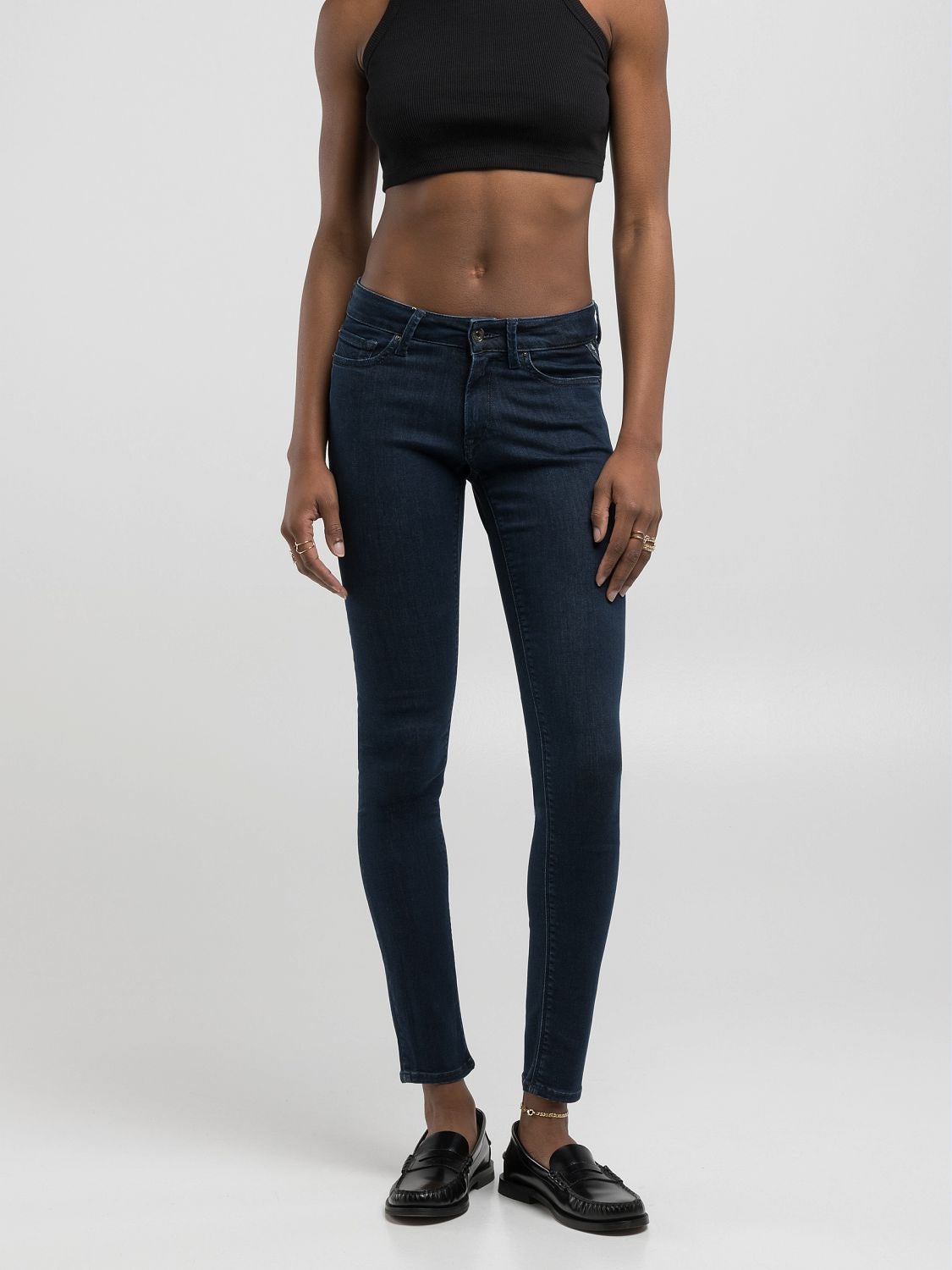 REPLAY SKINNY-FIT-JEANS NEW LUZ WH689 .000.41A 839 DARK BLUE 2