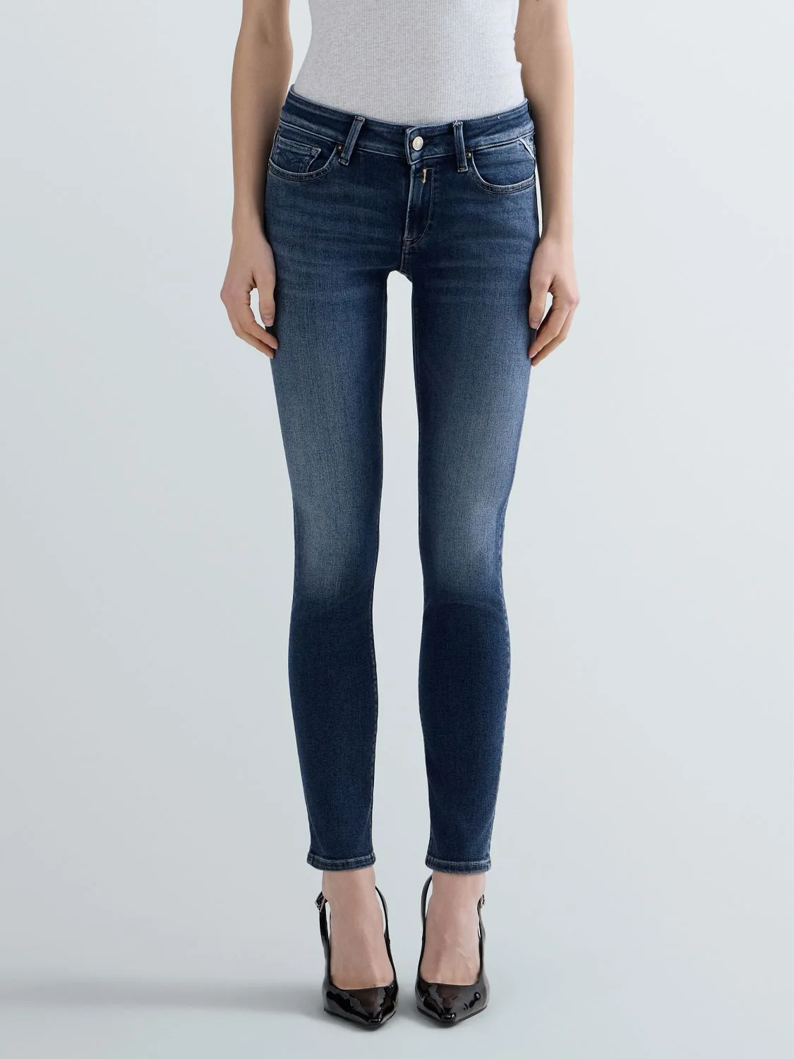 REPLAY NEW LUZ SKINNY-FIT JEANS WH689 .000.805 133 MEDIUM BLUE 2