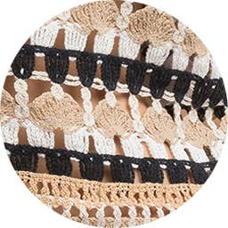 CROCHET-EFFECT COTTON VEST