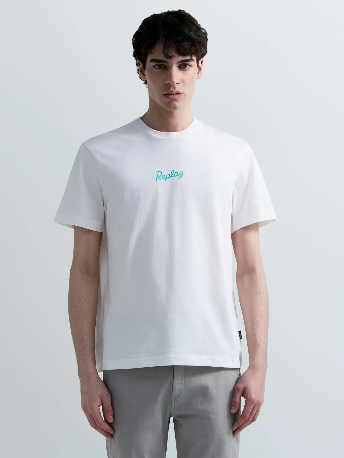 T-SHIRT WITH LOGO PRINT FRONT AND BACK