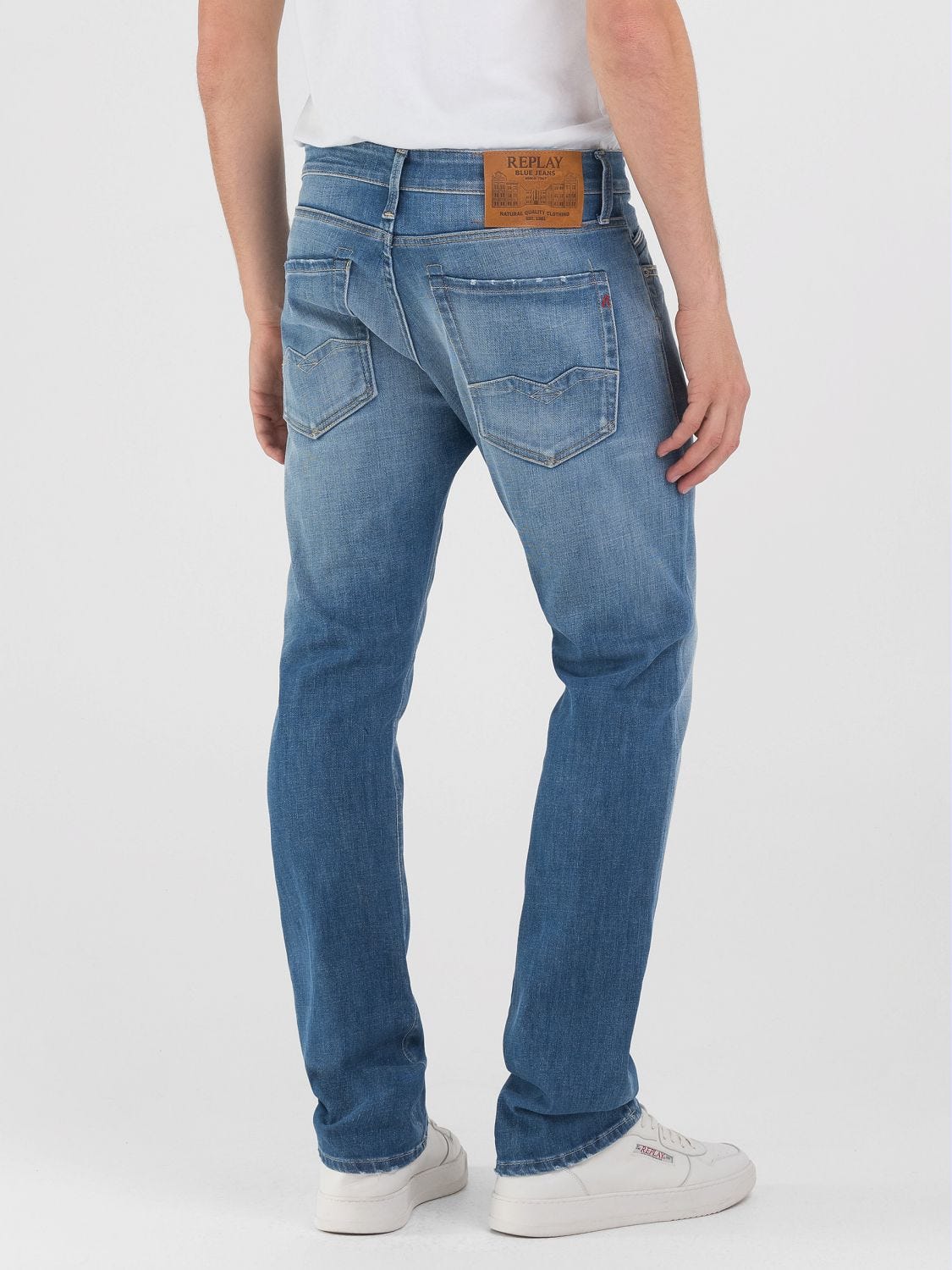 Waitom regular-fit jeans Medium blue | Replay Jeans