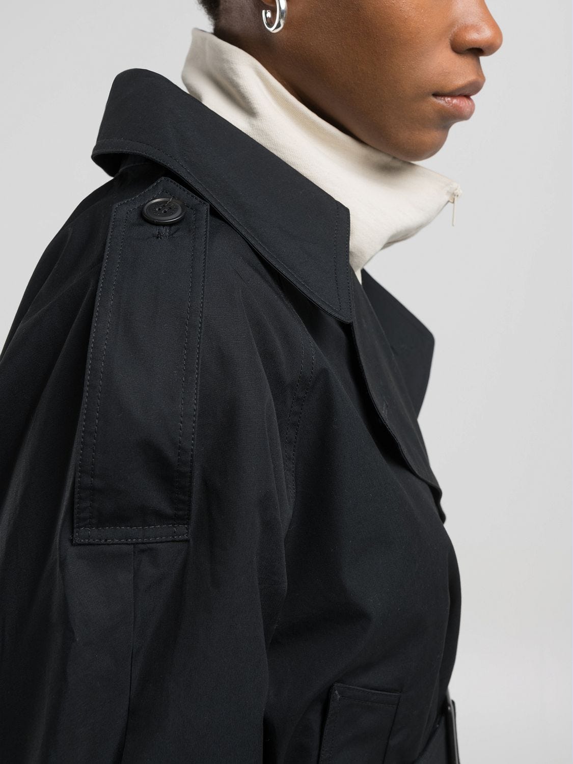 MB×RePLAY】TRENCH COAT ブラック サイズ2