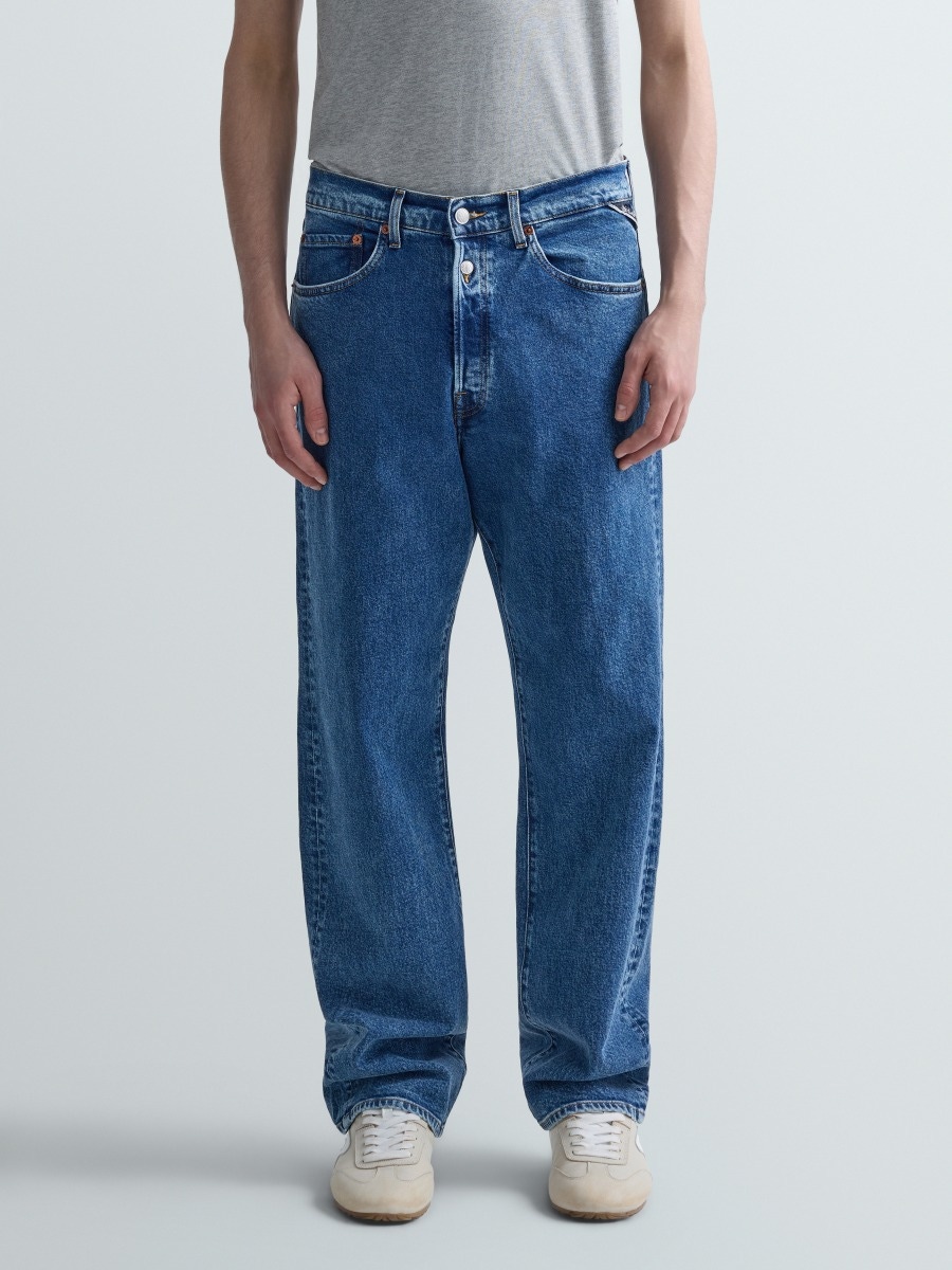 REPLAY M9Z1 straight fit jeans M9Z1  .000.759 53D MEDIUM BLUE 2