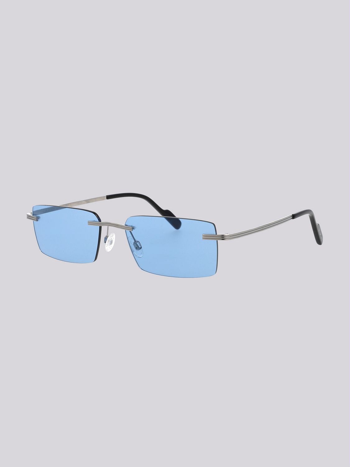 REPLAY GAFAS DE SOL RECTANGULARES FINAS UNISEX AS672S.R00.RY672S SILVER 2