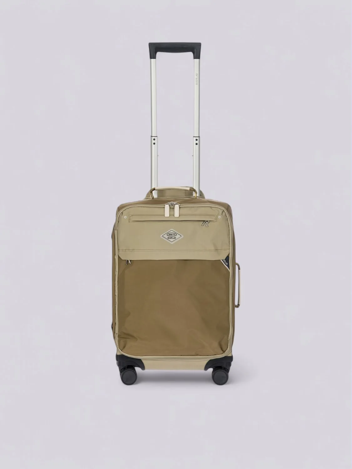 REPLAY Bric's Replay Cabin Trolley in Recycled Fabric CUS58 .000.Q58117 SAND WOOD 1