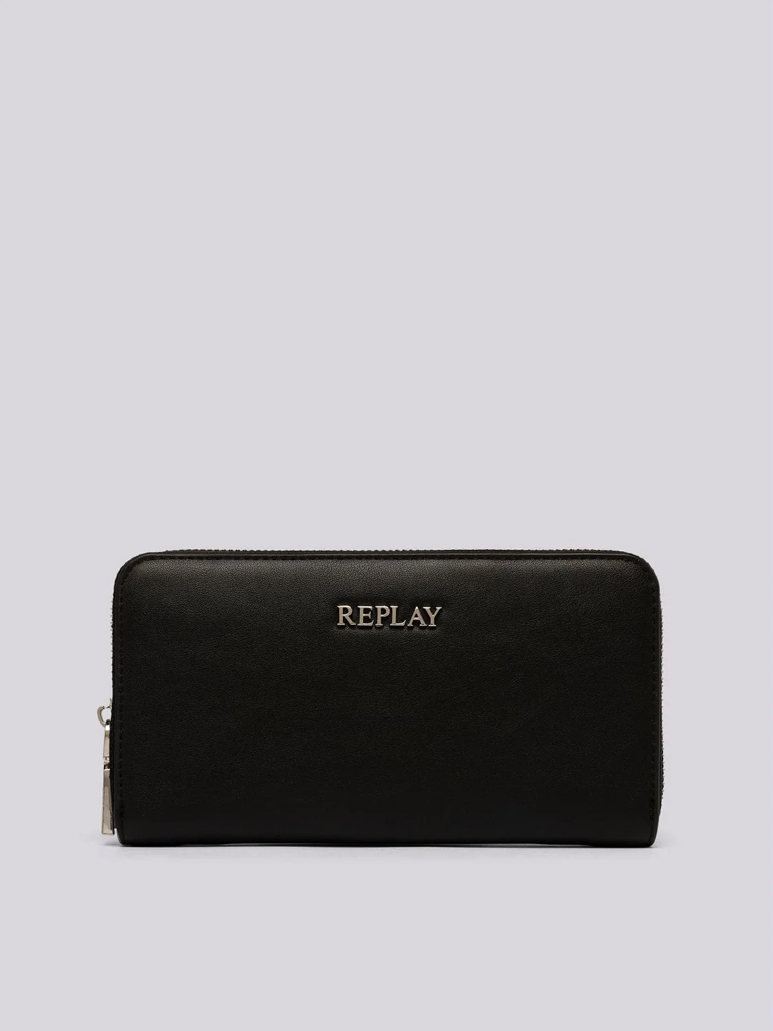 REPLAY Cartera en color liso con cremallera FW5299.006.A0420A BLACK 1